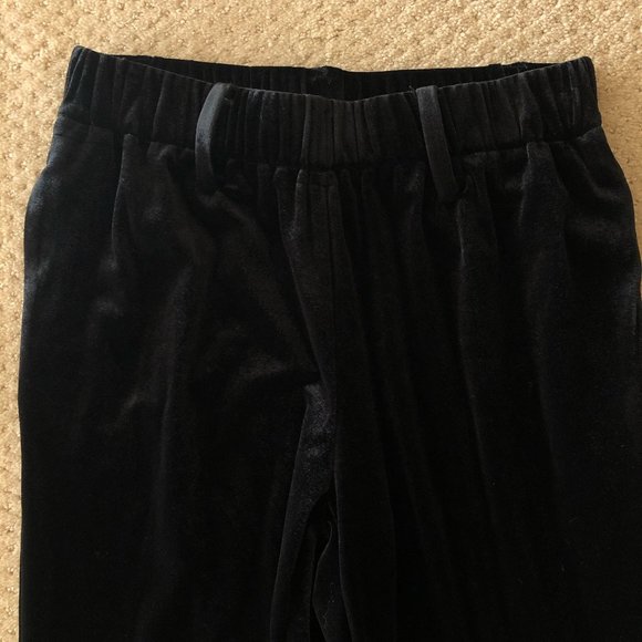 Vintage Black Velvet Pants - Picture 6 of 6